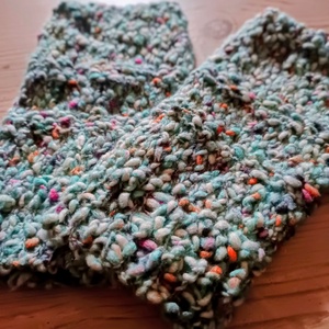 Tengerpart kötött lábszármelegítő - ruha & divat - cipő & papucs - lábszármelegítő - Meska.hu