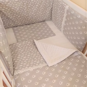 Rácsvédő elefántos-felhős 3 részes garnitúra - otthon & életmód - lakástextil - Meska.hu