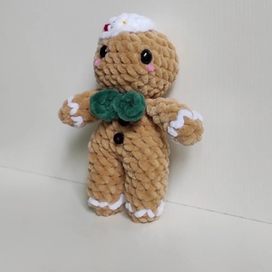 Horgolt mézeskalács plüss amigurumi - játék & sport - plüssállat & játékfigura - más figura - Meska.hu