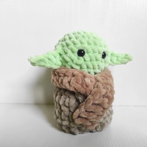 Baby Yoda plüss Grogu Star Wars - Meska.hu