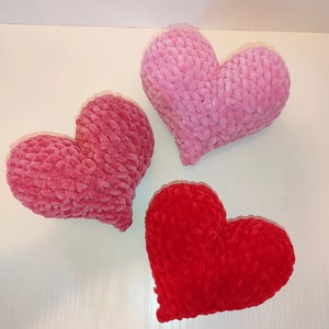 Horgolt plüss szív amigurumi - játék & sport - plüssállat & játékfigura - más figura - Meska.hu