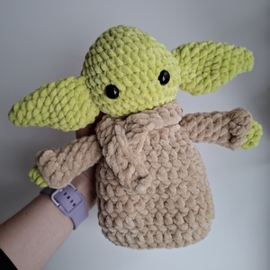 Baby Yoda horgolt plüss - Meska.hu