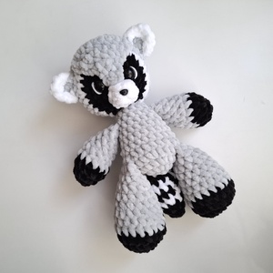 Horgolt mosómedve plüss amigurumi, Játék & Sport, Plüssállat & Játékfigura, Más figura, Horgolás, MESKA