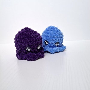Mini plüss polip horgolt - játék & sport - plüssállat & játékfigura - polip - Meska.hu