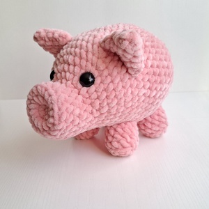 Horgolt malac plüss, Játék & Sport, Plüssállat & Játékfigura, Malac, Horgolás, MESKA