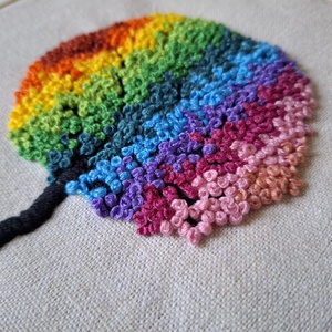 Hímzett kép - Lélek színei - művészet - textilkép - egyéb - Meska.hu