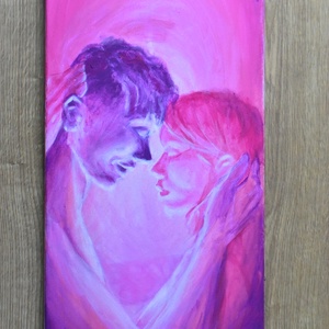 Szerelem, Művészet, Festmény, Akril, Festészet, Fotó, grafika, rajz, illusztráció, MESKA