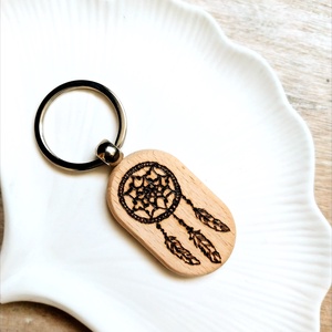 Védelem, Táska & Tok, Kulcstartó & Táskadísz, Kulcstartó, Gravírozás, pirográfia, MESKA