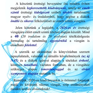 Kidolgozott érettségi tételek könyv 2026 (EMELT SZINTŰ) - könyv & zene - könyv - Meska.hu