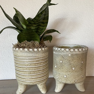 Kerámia kaspó - otthon & életmód - dekoráció - virágdísz és tartó - virágtartó - Meska.hu