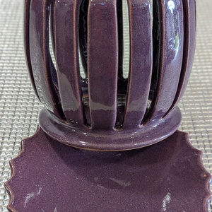 Kerámia mécsestartó, Művészet, Szobor, Kerámia, Agyagozás, Kerámia, MESKA