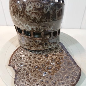 Kerámia mécsestartó - művészet - szobor - kerámia - Meska.hu Kerámia mécsestartó - művészet - szobor - kerámia - Meska.hu