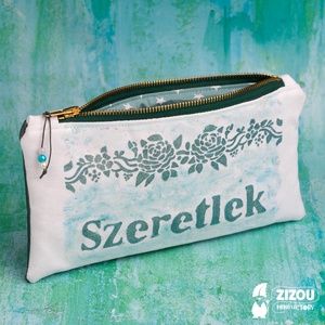 Rózsás - szeretlek neszesszer - Meska.hu