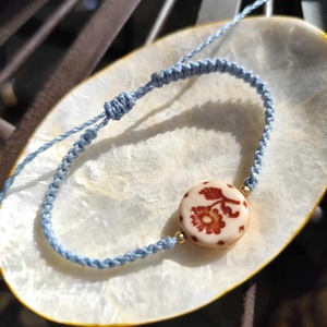 Tavaszi szellő karkötő  - ékszer - karkötő - fonott karkötő - Meska.hu