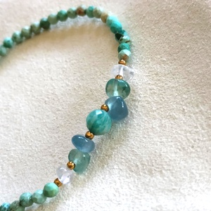 Peru türkiz ásványkarkötő , Ékszer, Karkötő, Ásványkarkötő, Ékszerkészítés, MESKA