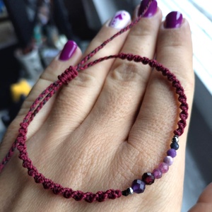 7 csakra ásványkarkötő  - ékszer - karkötő - ásványkarkötő - Meska.hu