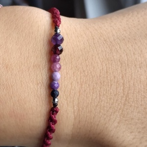 7 csakra ásványkarkötő  - ékszer - karkötő - ásványkarkötő - Meska.hu