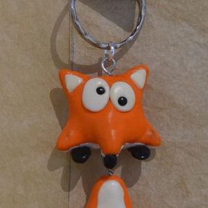 Rókás kulcstartó -  - Meska.hu