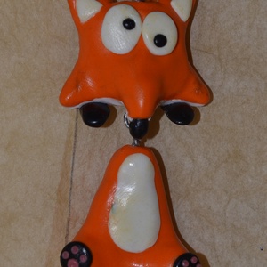 Rókás kulcstartó -  - Meska.hu