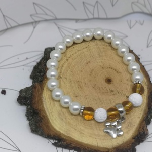 Kutya mancsos karkötő - ékszer - karkötő - gyöngyös karkötő - Meska.hu