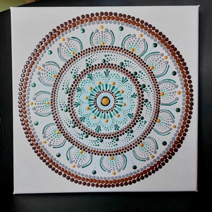 Egyszerűség tisztaság, Otthon & Életmód, Dekoráció, Spiritualitás, Mandala, Festészet, MESKA