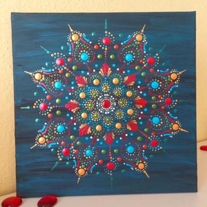 Keleti varázslat mandala, Otthon & Életmód, Dekoráció, Spiritualitás, Mandala, Festészet, MESKA