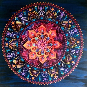 Tavasz, Otthon & Életmód, Dekoráció, Spiritualitás, Mandala, Festészet, MESKA