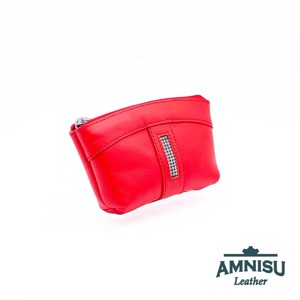 Piros egy cipzáras egyenes swarovski köves kulcstartó E5018, , , MESKA