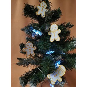 3D Nyomtatott Mézis Karácsonyfadísz - Figura Szett (4db), Karácsony, Karácsonyi lakásdekoráció, Karácsonyfadíszek, , MESKA