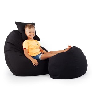 Fekete ALL IN Tini Babzsákfotel Garnitúra, , , MESKA