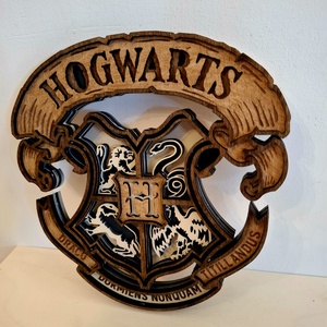 Harry Potter  Roxfort címeres falidísz , Otthon & Életmód, Dekoráció, Dísztárgy, Festett tárgyak, MESKA