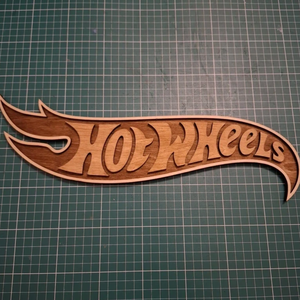 Hotwheels felirat - otthon & életmód - dekoráció - asztal és polc dekoráció - asztaldísz - Meska.hu