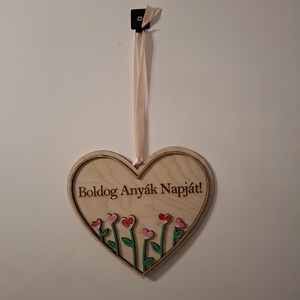 Ujjlenyomatos Anyák napi dísz - Meska.hu