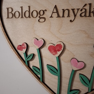 Ujjlenyomatos Anyák napi dísz - baba - mama - babaemlékek - baba emlékőrző - Meska.hu