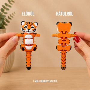Taro � Mágneses Flexi Tigris kulcstartó - táska & tok - kulcstartó & táskadísz - kulcstartó - Meska.hu