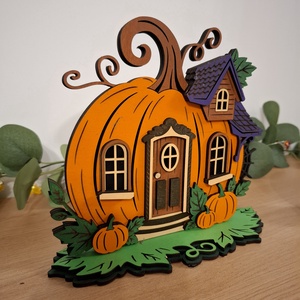 Halloween tök ház - Meska.hu