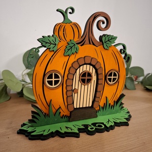 Halloween tök ház - Meska.hu