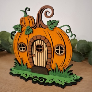 Halloween tök ház - Meska.hu