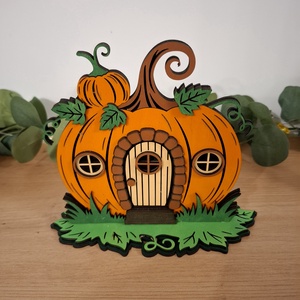 Halloween tök ház - Meska.hu