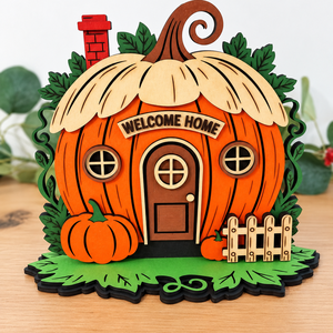 Halloween tök ház - Meska.hu
