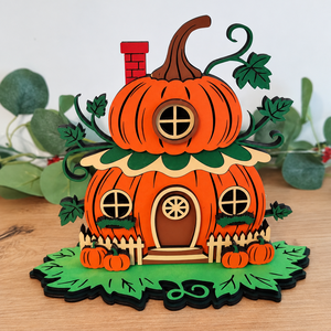 Halloween tök ház - Meska.hu
