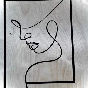 Minimalista falidekor - Meska.hu