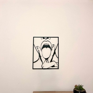 Erotikus Pop Art falidísz - Meska.hu
