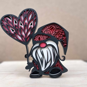 Szíves manó - otthon & életmód - dekoráció - kép & falikép - 3d képek - Meska.hu