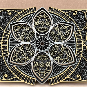 Mandala falidekor, Otthon & Életmód, Dekoráció, Dísztárgy, Famegmunkálás, MESKA