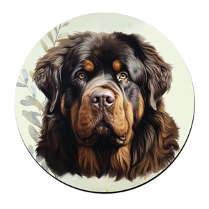 Tibeti masztiff portré mintás bögre alátét, , , MESKA