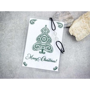 Merry Christmas hegyikristály angyal karkötő - Meska.hu