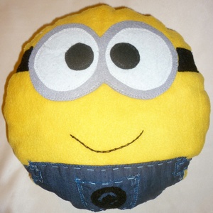 Minionos kör alakú párna  -  - Meska.hu