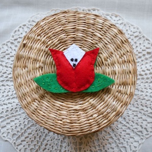 Kokárda kicsit másképp (tulipán) - Meska.hu