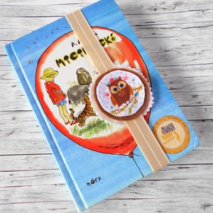 Gumis könyvjelző (bagoly mintás) , Könyv & Zene, Könyvjelző, Varrás, MESKA